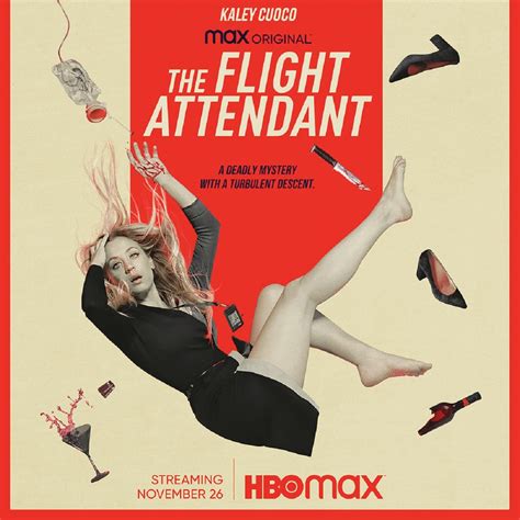 The Flight Attendant Hbo Max Kaley Cuoco Series Booked For November