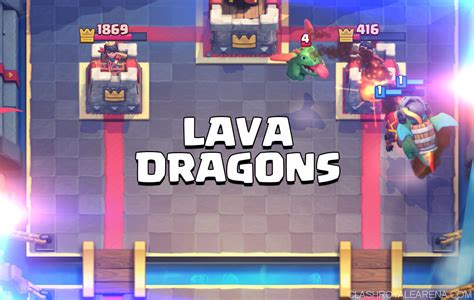 This new spell can hit massive numbers when used with damage boosting. Lava Double Dragon - The Aerial Army | Clash Royale Guides
