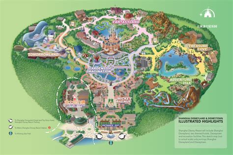 On tuesday, disney world's gran destino tower, grand floridian, and yacht club resorts were revealed as the three hotels set to house the league's 22 the nba, barring a. Map of Shanghai Disneyland and Disneytown | Shanghai ...