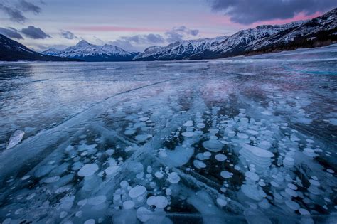 How To Photograph The Frozen Bubbles At Abraham Lake Travel Guides