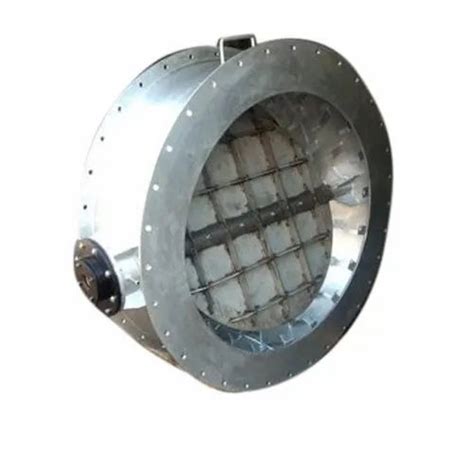 Industrial Stainless Steel Duct Damper Shape Rounded At Rs 89000