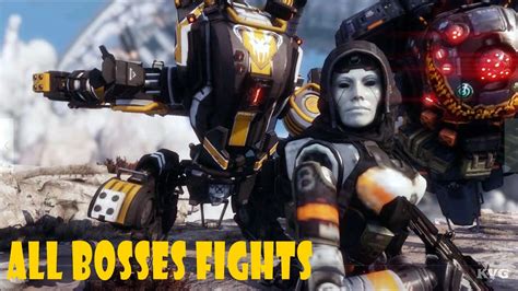 Titanfall 2 All Bosses Fights Pc Hd 1080p60fps Youtube