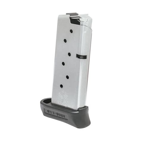 Springfield Armory 911 Oem Pistol Magazine 9mm 7rd With Pinky