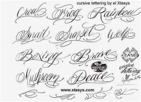 Fancy Handwriting Tattoos Tattoo Fonts Cursive Fancy Cursive Fonts