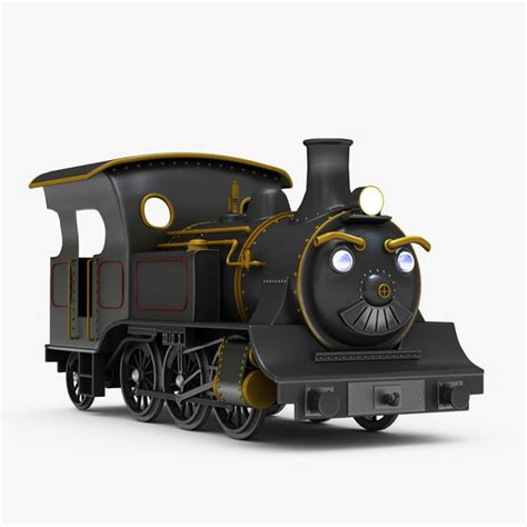 Steam Train 3d Models For Download Turbosquid