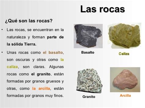 Cuadros sinópticos sobre las rocas su clasificación y características Cuadro Comparativo
