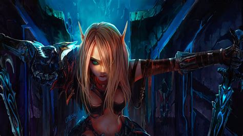 Fondos De Pantalla Videojuegos Mujer Anime Mundo De Warcraft