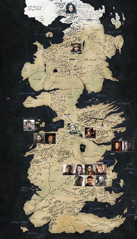 Map showing the location of braavos on the continent of essos. Game of Thrones - Carte de Westeros et Essos Game of ...