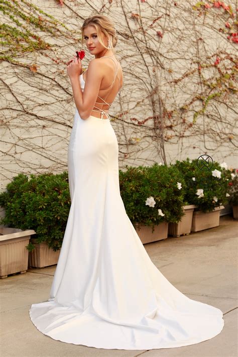 spaghetti straps cowl neckline mermaid bridal gown 472 sparkly gowns