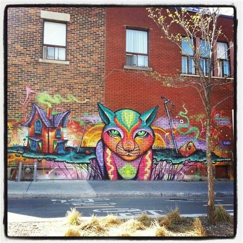 Graffiti Montreal Street Art Plateau Mont Royal Rue