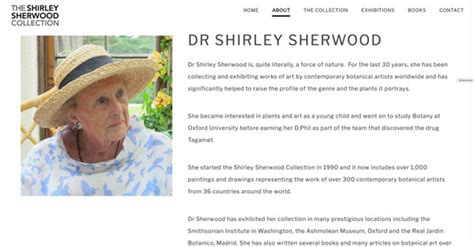 New The Shirley Sherwood Collection Has A Website Botanical Art