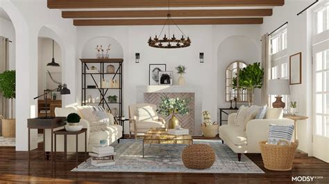 Modern Farmhouse Living Room Dreams | Rustic-Style Living Room Design Ideas