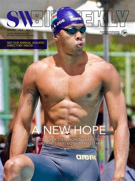 Sw Biweekly A New Hope Renzo Tjon A Joe Surinames Next Big Swimming Star