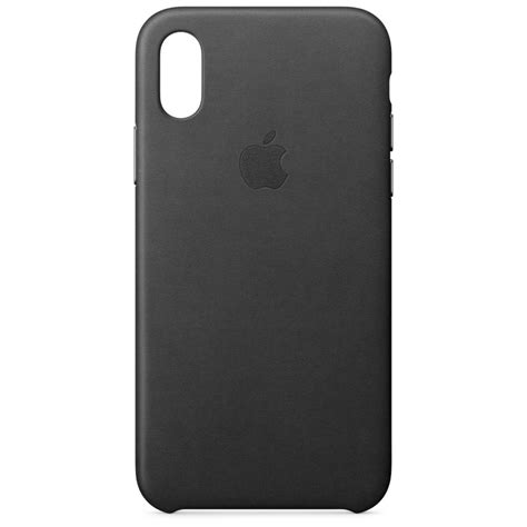 Apple Iphone X Leather Case Black