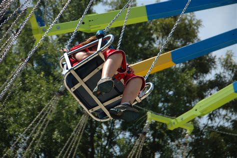 Child On Swing Ride Free Stock Photo Public Domain Pictures