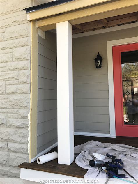 How To Wrap Front Porch Posts Turn Skimpy Front Porch