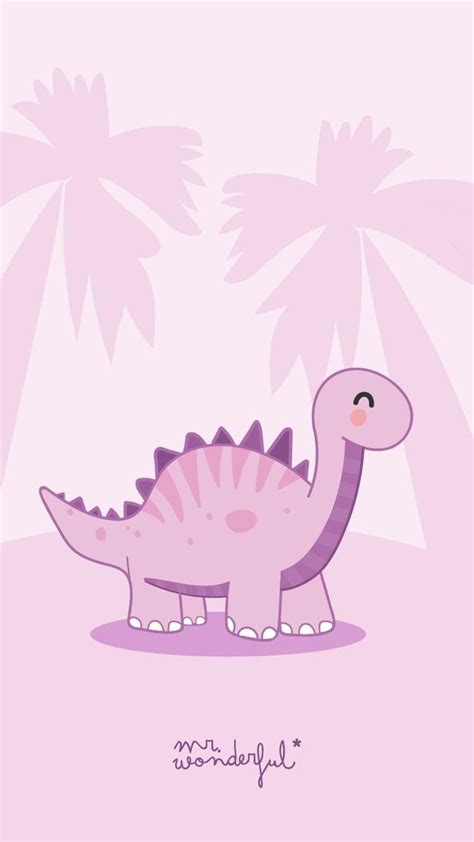Aesthetic Cute Dinosaur Wallpaper Iphone