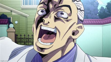 Jojos Bizarre Adventure Yoshikage Kira Laughing Imgflip