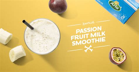 Passion Fruit Milk Smoothie Arla