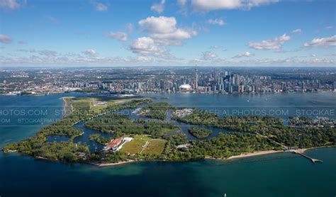 Aerial Photo Toronto Islands