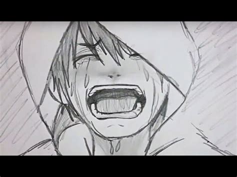 Emo Sad Anime Boy Drawing Sad Boy Drawing Sketch Drawing Skill