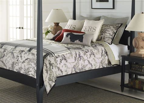 Shop ethan allen's clearance bedroom furniture including beds, mattresses, night tables, dressers, chests, mirrors, armoires, media dressers, twin, full, queen, king. Barrett Poster Bed - Ethan Allen | Farmhouse bedroom ...