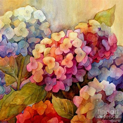 Wendy Westlake Hydrangeas Art Flower Art Floral Watercolor