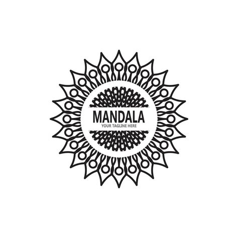 Mandala Logo Design Vector Illustration 7265225 Vector Art At Vecteezy