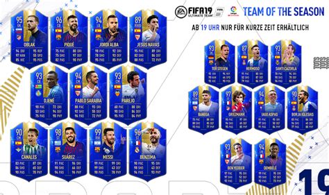 Later on wednesday said it strongly rejected the rfef's criticisms. FIFA 19 TOTS: Das Team of the Season der La Liga mit Messi