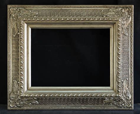 Antique Reproduction Ornate Silver Frame 12 X 16 4 Wide 2 Thick