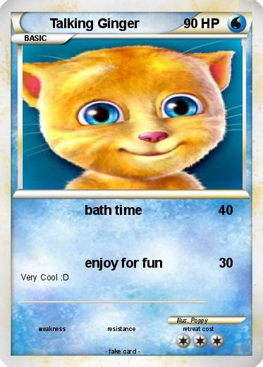 Pokémon Talking Ginger 1 1 Bath Time My Pokemon Card