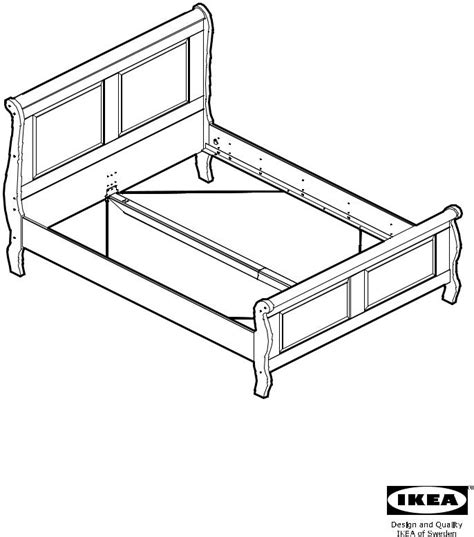 Ikea Hasselvika Bed Frame Assembly Instruction