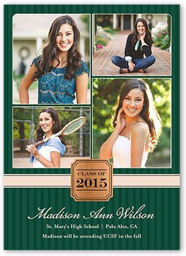 Graduation Band 5x7 Stationery Card By Yours Truly Shutterfly Photo