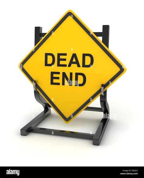 Dead End Road Traffic Sign Cut Out Stock Images And Pictures Alamy