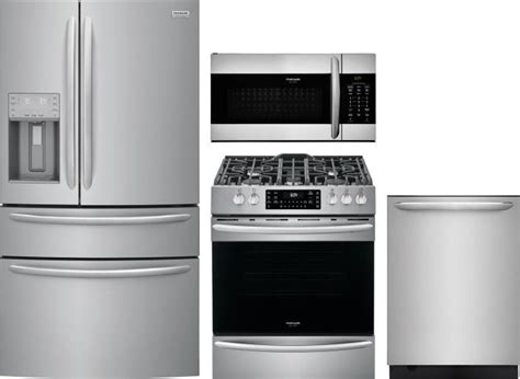 Frigidaire Gallery 4 Piece Kitchen Appliances Package With French Door