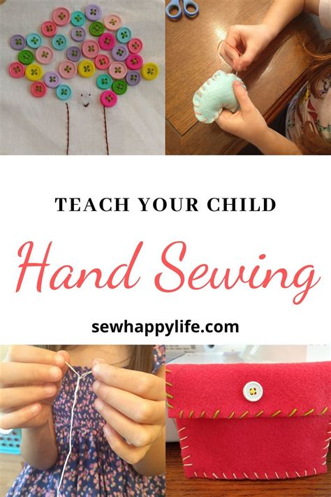Teach Your Child Hand Sewing In 2020 Sewing Classes For Kids
