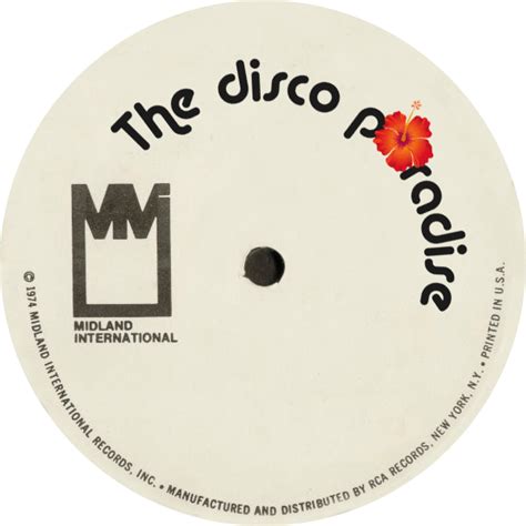 Midland International Record Label The Disco Paradise