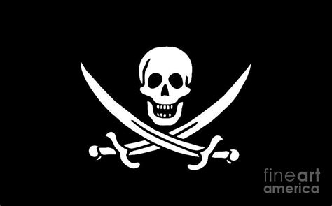 Pirate Flag Jolly Roger Of Calico Jack Rackham Tee Digital Art By