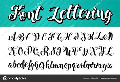 Alfabeto Inglés Letras En Blanco Y Negro Abc Letters Modern Brushed