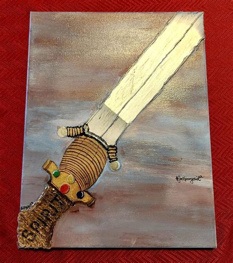 Sword Of The Spirit Painting By Kenya Stewart Fine Art America