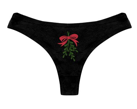 mistletoe panties christmas funny sexy slutty naughty bachelorette party holiday t panty xmas