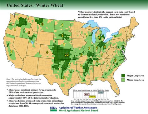 Usda Releases New Maps Identifying Major Crop Producing Areas In The