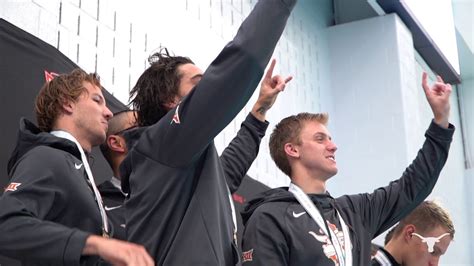 Texas Mens Swimming And Diving Day One Of Big 12 Championships Feb 26