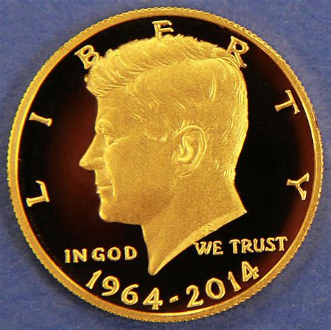 Photos Of 2014 W 24k Kennedy Half Dollar Gold Coins Coinnews