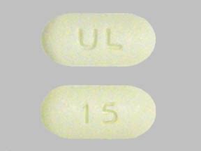 U L 15 Pill Images Yellow Capsule Shape