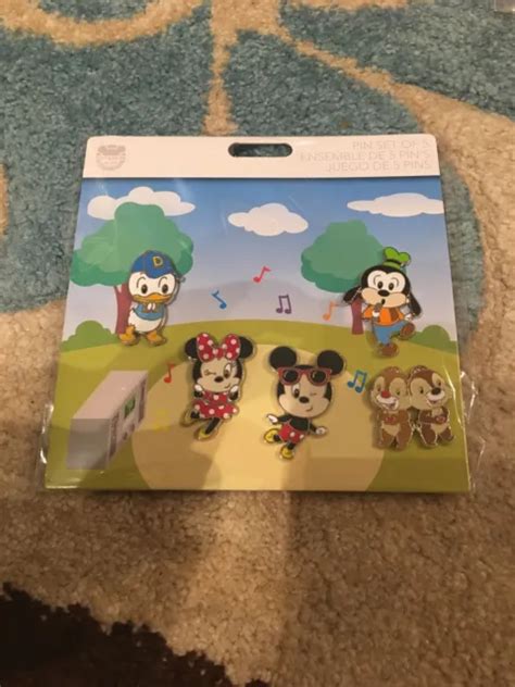 Disney Pin Set Mickey Mouse And Friends Disney Pins X5 Goofy Donald
