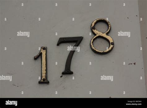 Number 178 Hi Res Stock Photography And Images Alamy