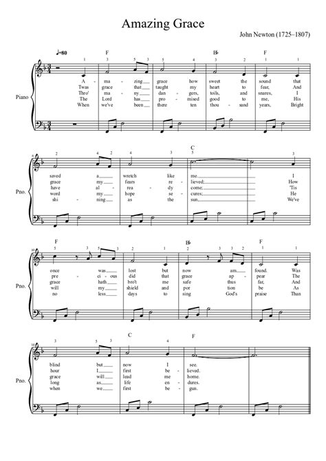 Licensed to virtual sheet music® by hal leonard® publishing company. Amazing Grace (easy piano) sheet music download free in PDF or MIDI