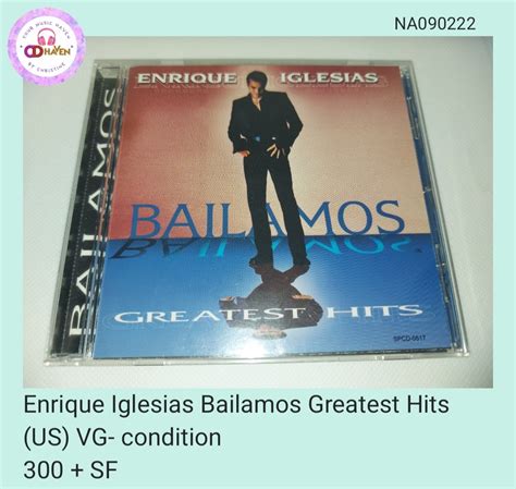 Enrique Iglesias Bailamos Greatest Hits Cd Unsealed Hobbies And Toys