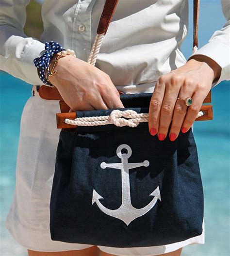 Classy Girls Wear Pearls Scallops In Paradise Bags Handbag Outfit